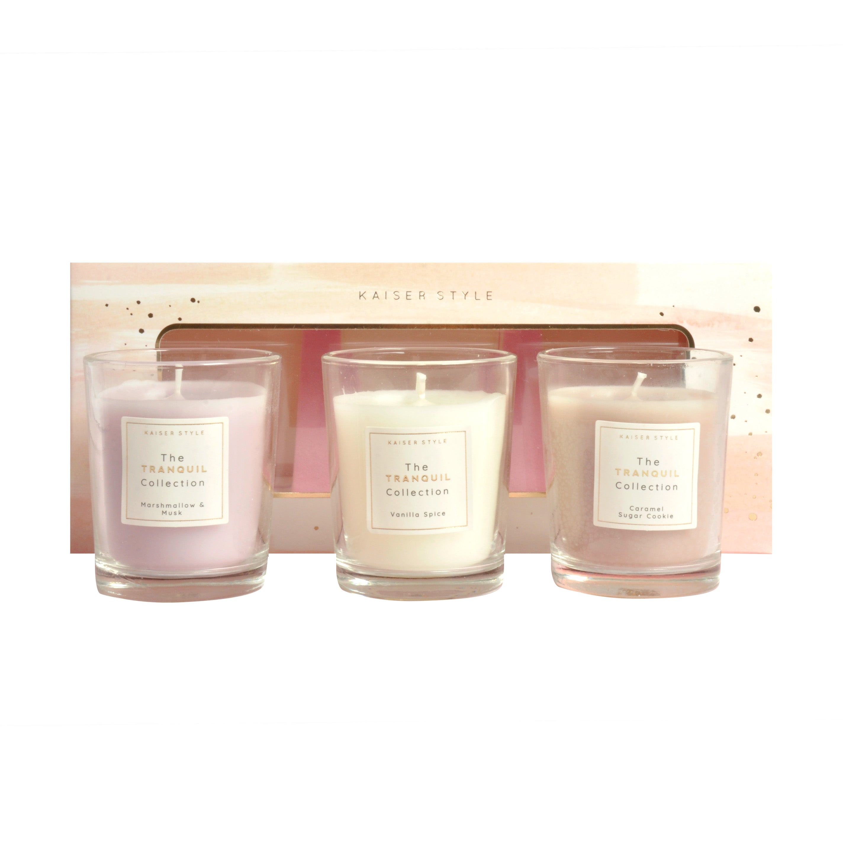 3pk Candles Tranquil - SWEET SCENTS